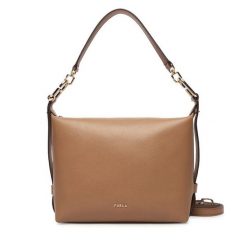 Torebka Furla. Brązowe torebki do ręki damskie Furla, bez wzorów, klasyczne, bez dodatków. Za 1,199.00 zł.