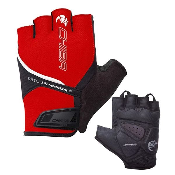 Rękawiczki rowerowe Chiba Gel Premium. Czarne rękawiczki męskie Chiba, bez wzorów. W wyprzedaży za 124.00 zł.