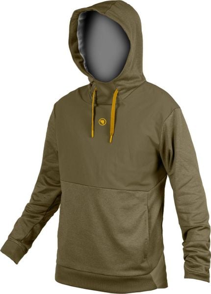 Bluza z kapturem Endura Trailster tech. Zielone bluzy męskie ENDURA, l, bez wzorów, z polaru, z kapturem. Za 349.99 zł.