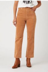 WRANGLER damskie spodnie sztruksowe WIDE WEST TAN W2H2A2H20 112141313. Spodnie materiałowe damskie Wrangler, l, bez wzorów, ze sztruksu. Za 179.99 zł.