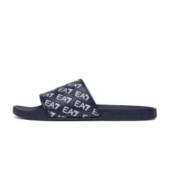 Klapki EA7 Emporio ArmaniWater Sports All Over. Niebieskie klapki męskie EA7, z materiału, sportowe. Za 169.99 zł.