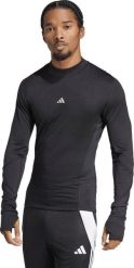 Adidas Koszulka męska adidas Techfit Cold.Rdy Longsleeve Tee czarna JL5623 L. Czarne bluzki z długim rękawem męskie Adidas, l, bez wzorów, bez kołnierzyka. Za 195.90 zł.