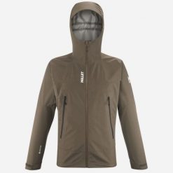 Kurtka trekkingowa męska MILLET Seneca Gtx 3L Jkt M. Brązowe kurtki męskie Millet, na zimę, l, bez wzorów, z gore-texu, z kapturem. Za 1,291.00 zł.