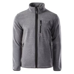 Bluza Polarowa Męska Porto. Brązowe bluzy męskie Hi-tec, na zimę, l, bez wzorów, z polaru, bez kaptura. Za 195.99 zł.