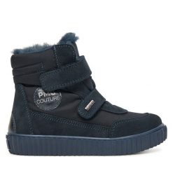 Śniegowce Primigi. Niebieskie śniegowce dziewczęce Primigi, z gore-texu, bez zapięcia. Za 439.99 zł.
