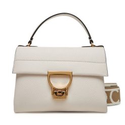 Torebka Coccinelle. Białe torebki do ręki damskie Coccinelle, bez wzorów, klasyczne, bez dodatków. Za 659.99 zł.