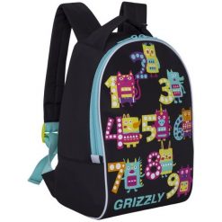 Grizzly Plecak Dla Przedszkolaka Rs 764-6. Czarne torby i plecaki dziecięce Grizzly. Za 72.00 zł.