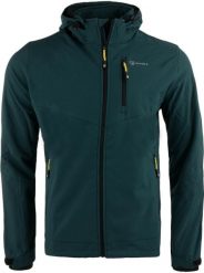 Męska Kurtka Softshell McKees - Wodoodporna i Wiatroszczelna. Zielone kurtki męskie MUNKEES, na jesień, l, bez wzorów, z materiału, klasyczne, z kapturem. Za 214.74 zł.