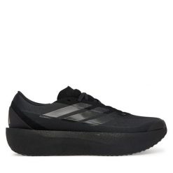Buty do biegania adidas. Czarne buty sportowe męskie Adidas, bez zapięcia, do biegania. Za 439.99 zł.