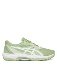 Asics Buty do tenisa Game Ff Clay/Oc 1042A282 Zielony. Zielone obuwie sportowe damskie Asics, bez wzorów, ze skóry, tenisowe. Za 339.99 zł.
