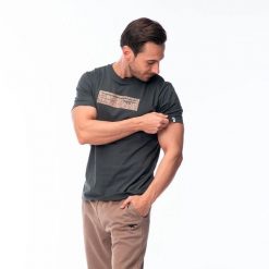 T-shirt Męski Hamiloni. Czarne t-shirty męskie Hi-tec, l, bez wzorów, z bawełny, klasyczne, bez kołnierzyka. Za 83.99 zł.