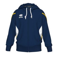 Bluza z kapturem dla dzieci Errea Clancy. Białe bluzy dla chłopców ERREA, bez wzorów, prążkowane, bez ramiączek, z kapturem. Za 291.00 zł.