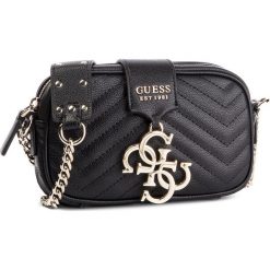 Torebka GUESS - HWVG72 94700 BLA. Czarne torebki do ręki damskie marki Guess, z aplikacjami, ze skóry ekologicznej. Za 449.00 zł.