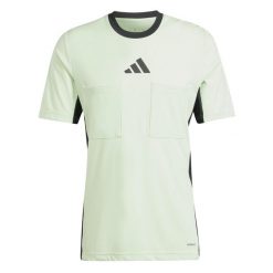 Koszulka sędziowska adidas 24. Zielone koszulki sportowe męskie Adidas, s, bez wzorów, z materiału, bez kołnierzyka, bez ramiączek, do piłki nożnej. Za 222.80 zł.