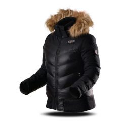 Kurtka Trimm JUSTA. Czarne bluzy sportowe damskie TRIMM, bez wzorów, bez kaptura, narciarskie. W wyprzedaży za 301.00 zł.