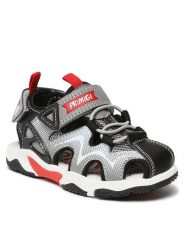 Primigi Sandały 3971022 Czarny. Czarne sandały chłopięce Primigi, ze skóry, bez zapięcia. Za 149.99 zł.