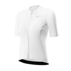Koszulka kolarska na rower rozpinana. Białe t-shirty damskie ROCKBROS, l, bez wzorów, z elastanu, wizytowe, bez kołnierzyka. Za 199.99 zł.