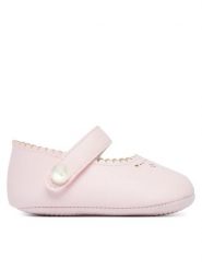 Mayoral Baleriny 9092.90 Różowy. Czerwone baleriny dziewczęce Mayoral, bez wzorów, ze skóry, bez zapięcia. Za 79.99 zł.