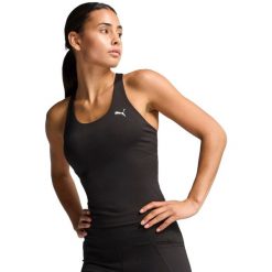 Podkoszulek Puma W Tad Essential 2 In 1 Tank, Kobiety. Czarne obuwie sportowe damskie Puma, bez wzorów, z poliesteru, na fitness i siłownię. Za 190.00 zł.