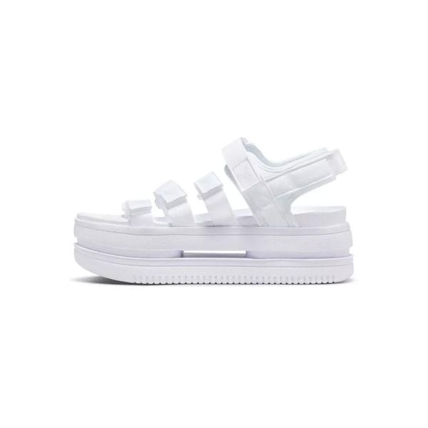 Sandały Icon Classic Rozmiar 40.5 - DH0223-100 Biały. Białe sandały damskie Nike, bez wzorów, z materiału, bez obcasa, bez zapięcia. Za 279.40 zł.