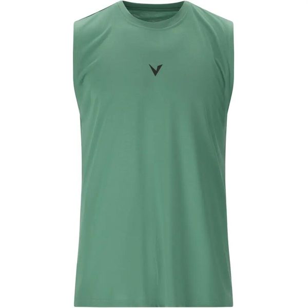 Tank top Virtus Shise. Niebieskie t-shirty męskie VIRTUS, xl, bez wzorów, z materiału, biznesowe, bez kołnierzyka. Za 148.50 zł.