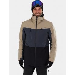 Kurtka Narciarska Męska Fundango Horatio. Brązowe kurtki snowboardowe męskie Fundango, m, bez wzorów, bez kaptura, narciarskie. Za 599.90 zł.