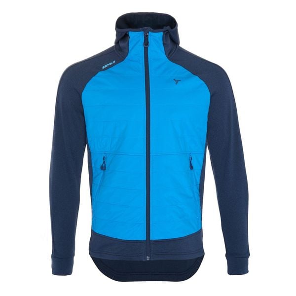 Kurtka narciarska z kapturem Silvini Dirilo. Czerwone kurtki męskie Silvini, l, bez wzorów, z materiału, narciarskie, primaloft. Za 389.00 zł.