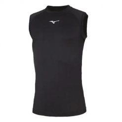 Obcisły tank top Mizuno Team Core. Białe t-shirty męskie Mizuno, l, bez wzorów, sportowe, bez kołnierzyka. Za 216.00 zł.