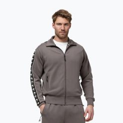 Bluza męska Pitbull Track Jacket Powers. Szare bluzy męskie PITBULL, m, bez wzorów, z elastanu, bez kaptura. Za 259.99 zł.
