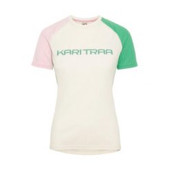 Damski jersey Kari Traa Ella. Brązowe koszulki sportowe damskie Kari Traa, bez wzorów, z jersey, sportowe, bez kołnierzyka. Za 312.00 zł.