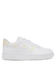 Lacoste Sneakersy 7-49SUJ0004 Biały. Białe buty sportowe dziewczęce Lacoste, bez wzorów, ze skóry, bez zapięcia. Za 199.99 zł.