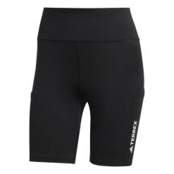 Szorty damskie adidas Terrex Multi 8Inch. Czarne szorty sportowe damskie Adidas, xs, bez wzorów, z materiału, do biegania. Za 295.40 zł.