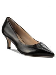Solo Femme Szpilki 48901-02-A19/E45-04-00 Czarny. Czarne szpilki damskie Solo Femme, bez wzorów, ze skóry, bez obcasa, bez zapięcia. Za 339.99 zł.