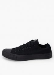 Converse Chuck Taylor All Star Ox Trampki czarne. Czarne trampki i tenisówki damskie Converse, bez wzorów, z gumy, retro, bez zapięcia. Za 249.99 zł.