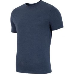 NIE ODKRYWAĆ - ODDAJEMY!!! T-shirt męski TSM002 - denim melanż. Niebieskie t-shirty męskie 4f, na lato, melanż, z bawełny. W wyprzedaży za 34.99 zł.