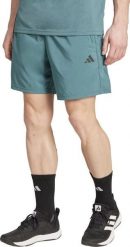 Adidas Spodenki męskie adidas Train Essentials Woven Training zielone JW2493 M 7". Zielone krótkie spodenki sportowe męskie Adidas, m, bez wzorów. Za 129.37 zł.