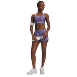 Szorty damskie Under Armour Tech Play Up. Fioletowe szorty sportowe damskie Under Armour, xs, z aplikacjami, z dzianiny, na fitness i siłownię. Za 175.10 zł.