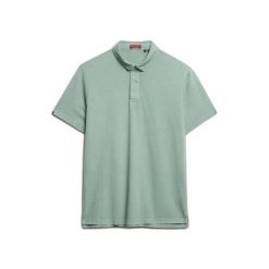 Koszulka polo z dżerseju Superdry Essential. Szare koszulki polo męskie Superdry., m, bez wzorów, z dżerseju, klasyczne, bez ramiączek. Za 172.50 zł.
