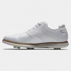 Buty do golfa damskie wodoodporne Footjoy Traditions. Obuwie sportowe damskie FOOTJOY, bez wzorów, na golfa. Za 599.99 zł.