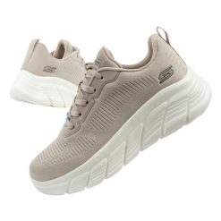 Buty sportowe sneakersy damskie Skechers Bobs B Flex. Brązowe obuwie sportowe damskie Skechers, bez wzorów. Za 269.00 zł.