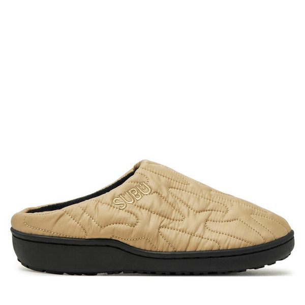 Kapcie Subu. Brązowe kapcie damskie Subu, bez wzorów. Za 299.99 zł.