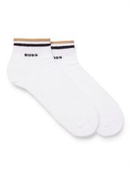 BOSS Skarpety krótkie 50491195 Biały. Białe skarpety męskie Boss, bez wzorów, z bawełny. Za 59.99 zł.