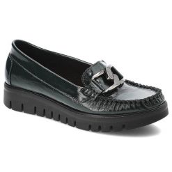 Zielone Półbuty Lemar Damskie Eleganckie Obuwie. Zielone mokasyny damskie Lemar, z jeansu, biznesowe. Za 289.00 zł.