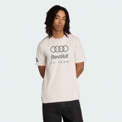 Koszulka Z Grafiką Audi Revolut F1 Team Dna. Białe buty sportowe męskie Adidas, bez zapięcia, na fitness i siłownię. Za 179.00 zł.