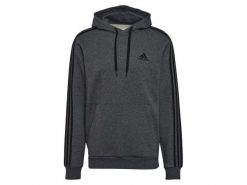 Bluza męska z kapturem ADIDAS M 3S FL HD XS. Szare bluzy męskie Adidas, m, bez wzorów, z bawełny, z kapturem, do biegania. Za 269.00 zł.