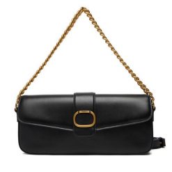 Torebka TWINSET. Czarne listonoszki damskie Twinset, bez wzorów, bez dodatków. Za 1,459.00 zł.