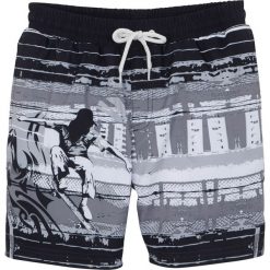 Szorty kąpielowe. Niebieskie kąpielówki dla chłopców bonprix, z aplikacjami, sportowe. Za 74.99 zł.