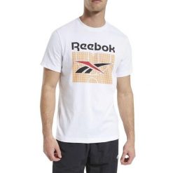 Męski t-shirt do koszykówki Reebok biały Classic Basketball Court biały. Białe t-shirty męskie Reebok, l, bez wzorów, z bawełny, sportowe, bez kołnierzyka. Za 109.99 zł.