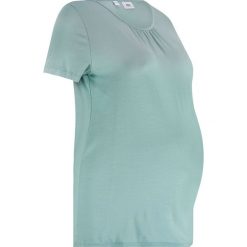 Shirt ciążowy z tencelu, zrównoważony produkt bonprix zieleń morska. Bluzki damskie marki bonprix. Za 59.99 zł.