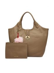 LOVE MOSCHINO Torebka JC4238PP0PKI0105 Beżowy. Brązowe torebki do ręki damskie Love Moschino, bez wzorów, ze skóry, bez dodatków. Za 1,119.00 zł.